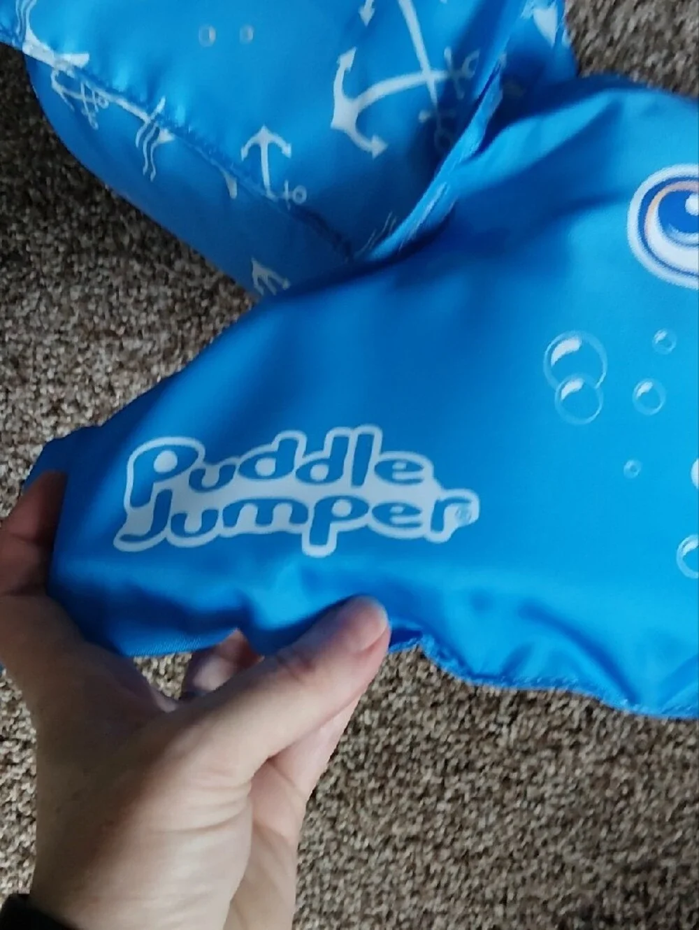 Kids Blue Shark Swim Float Arm Bands and Swim Vest